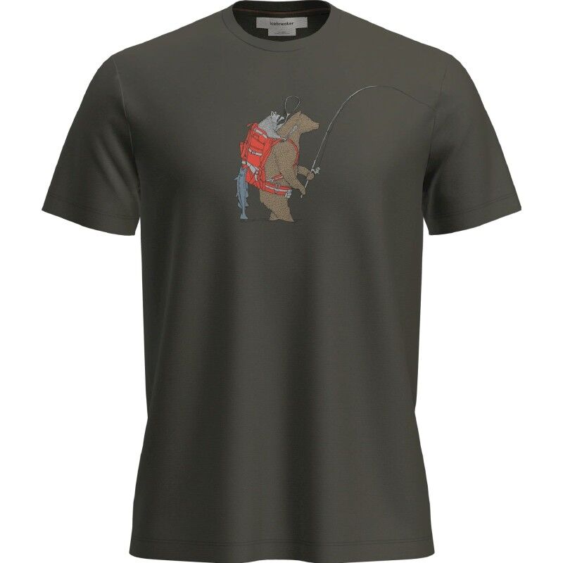 Merinos 150 Tech Lite SS Tee Bear Catch - Merinotröja - Herr