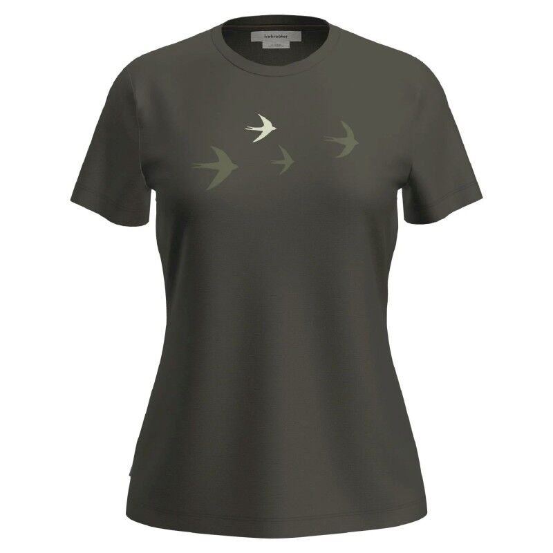 Merinos 150 Tech Lite SS Tee Bird Transit - Merino shirt - Women's