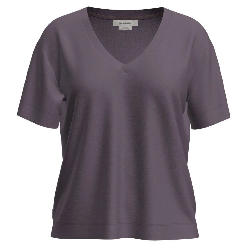 Merinos 150 Tech Lite SS Relax V Neck Tee - Merinoshirt - Damen