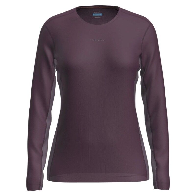 icebreaker Women Merino Blend 125 Cool-Lite™ Sphere LS Tee Colour Block - Merinoshirt - Damen | Hardloop