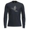 icebreaker Men Merino 200 Oasis LS Crewe Skiing Yeti - Merino Wool Jersey - Men's | Hardloop