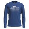 icebreaker Men Merino 200 Oasis LS Crewe Rising Light - Maillot thermique laine mérinos homme | Hardloop