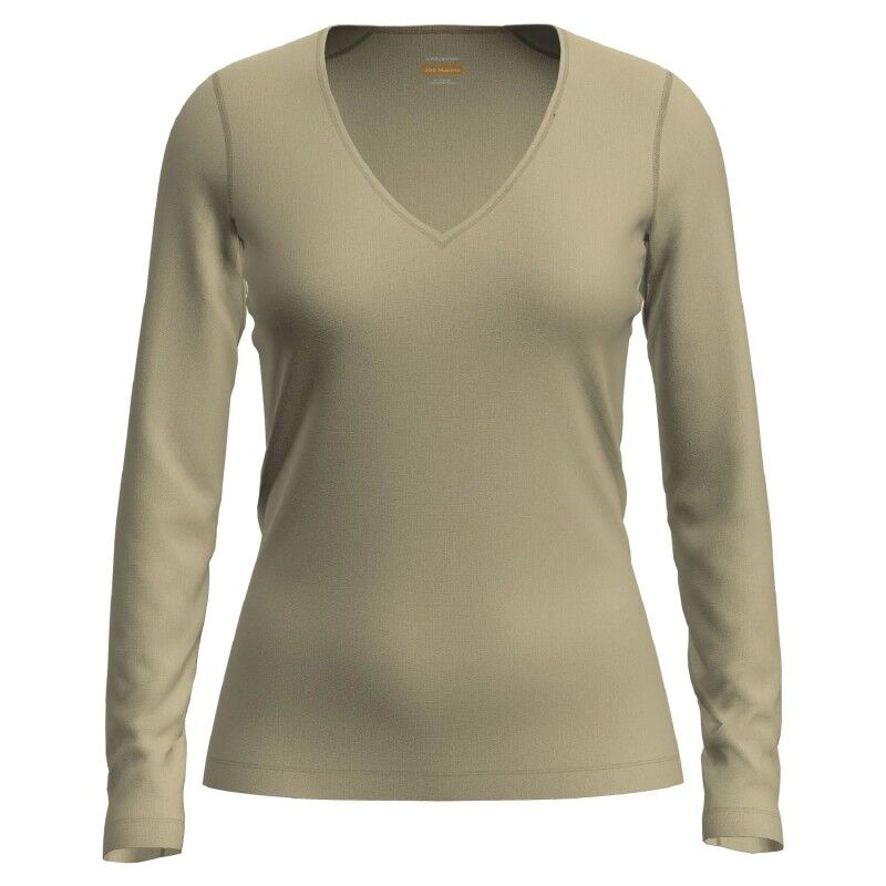 icebreaker Women Merino 200 Oasis LS V Neck - Camisola térmica de lã merino mulher | Hardloop