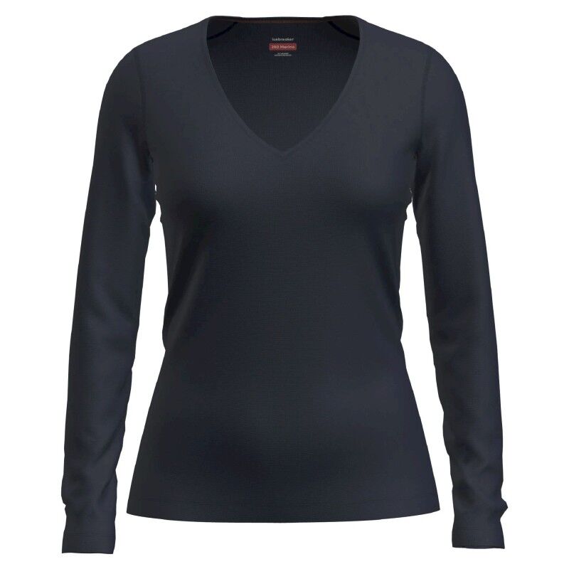 Women Merino 260 Tech LS V Neck - Merino Wool Jersey - Women's