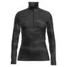 icebreaker Women Merino 260 Tech Vertex LS Half Zip Chillwave - Merinowolltrikot - Damen | Hardloop