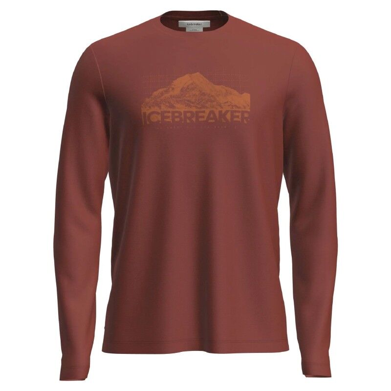 icebreaker Men Merino 150 Tech Lite LS Tee Aoraki Explorer - T-shirt en laine mérinos homme | Hardloop