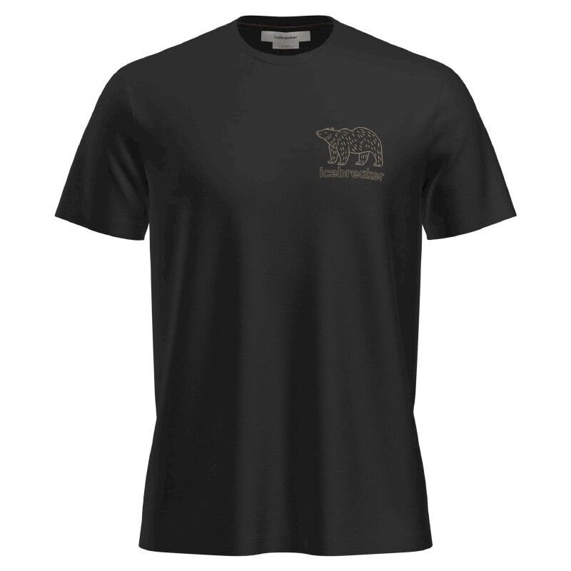 Men Merino 150 Tech Lite SS Tee Forest Footsteps - Merinotröja - Herr