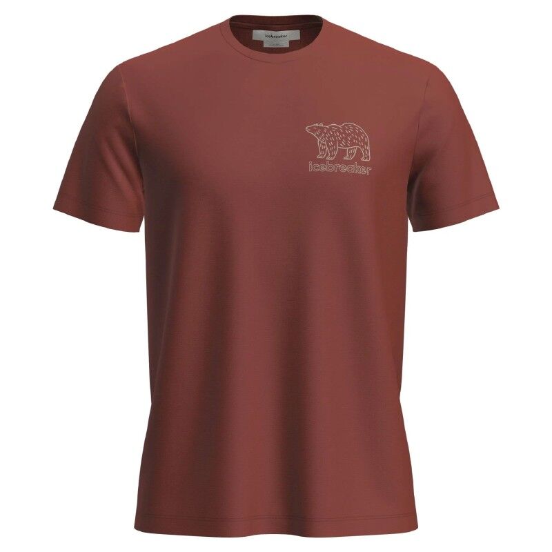 icebreaker Men Merino 150 Tech Lite SS Tee Forest Footsteps - Camiseta de merino - Hombre | Hardloop