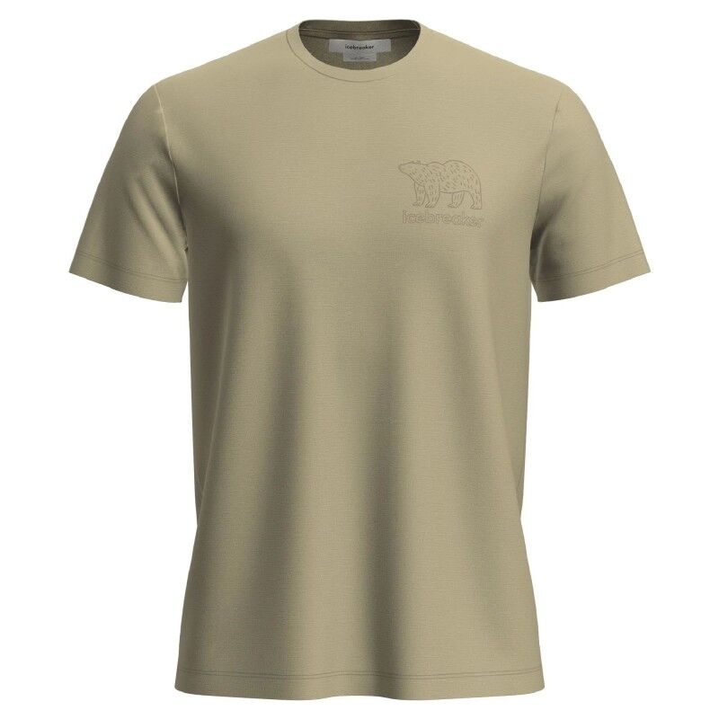 Men Merino 150 Tech Lite SS Tee Forest Footsteps - Pánské triko