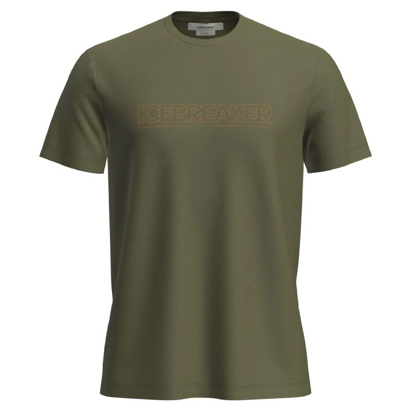 icebreaker Men Merino 150 Tech Lite SS Tee IB Coordinates - Merinoshirt - Herren | Hardloop