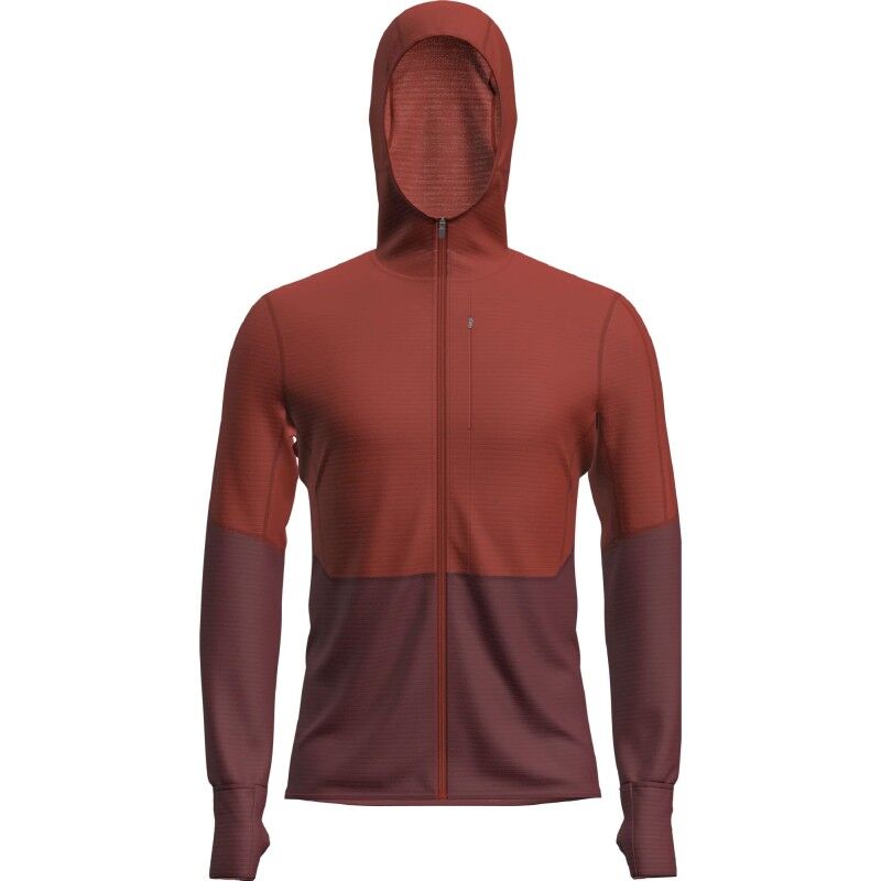Men Merino Blend 200 RealFleece™ Descender LS Zip Hoodie - Merino Fleece jacket - Men's