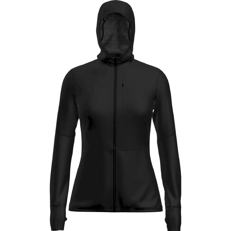 icebreaker Women Merino Blend 200 RealFleece™ Descender LS Zip Hoodie - Forro polar de lana merina - Mujer | Hardloop