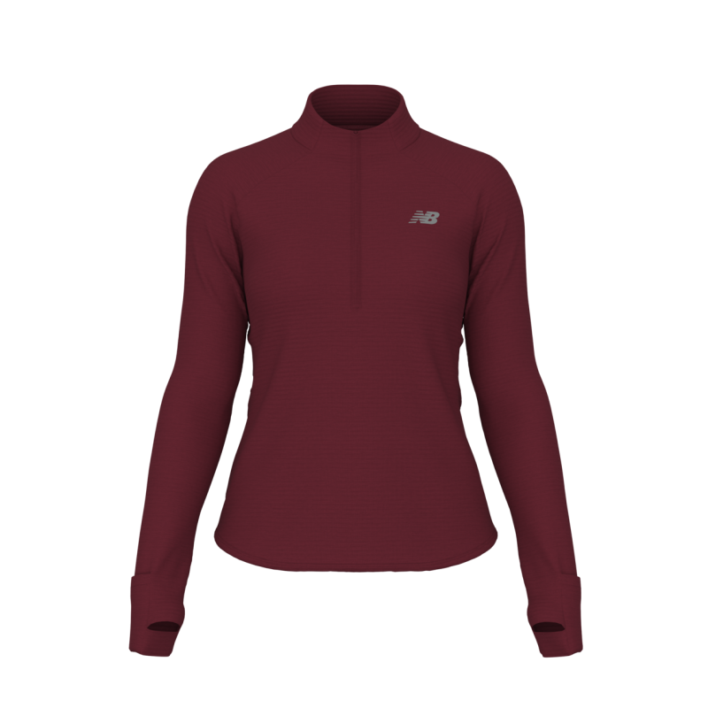 New Balance Athletics Heat Grid Half Zip - Forro polar - Mujer | Hardloop