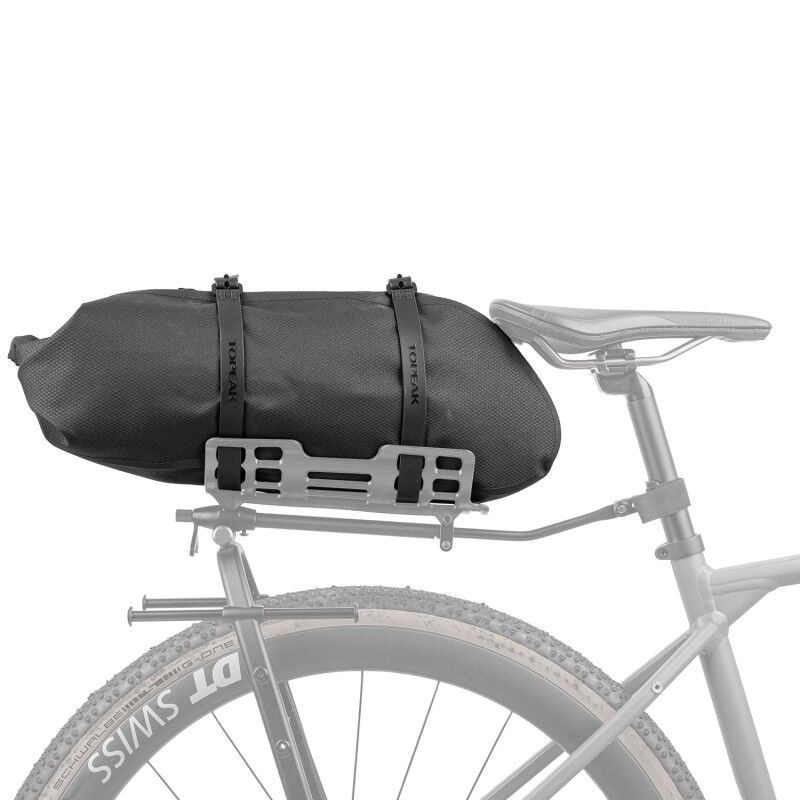 Topeak MTX Trunk Bag DXP – Sacoche De Porte-bagages 22,6L, Noir, Compatible QuickTrack, Poches Latérales Optionnelles, Dessus Extensible