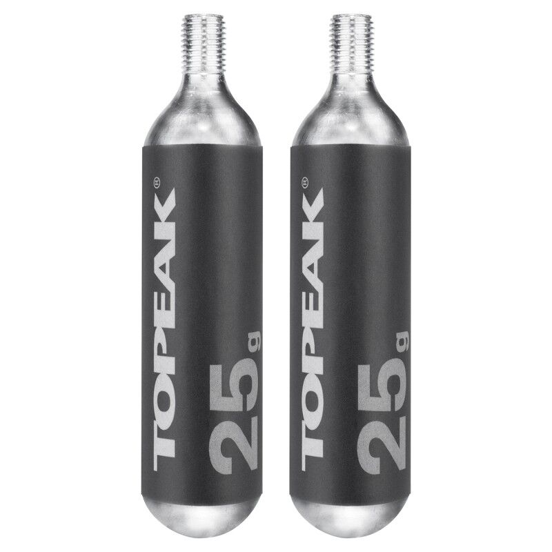 CO2 Cartridge 25g Threated (2 pieces) - CO2 bike pump