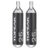 Topeak CO2 Cartridge 25g Threated (2 pieces) - Pompe CO2 | Hardloop