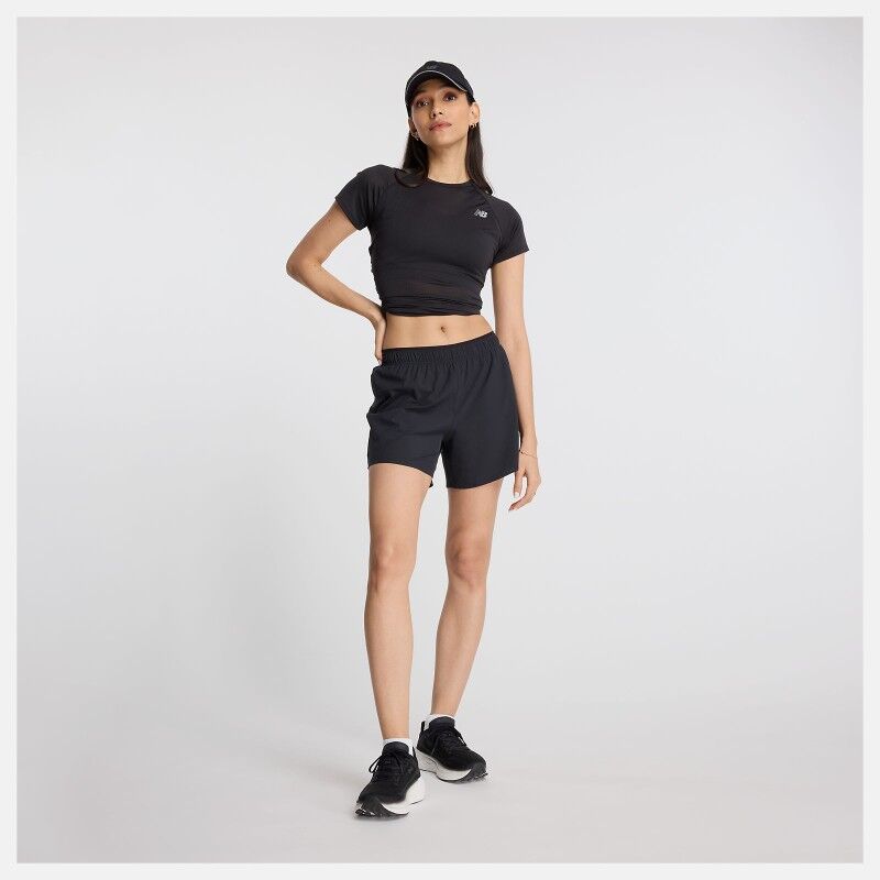 New Balance RC Short 5" - Juoksushortsit - Naiset | Hardloop
