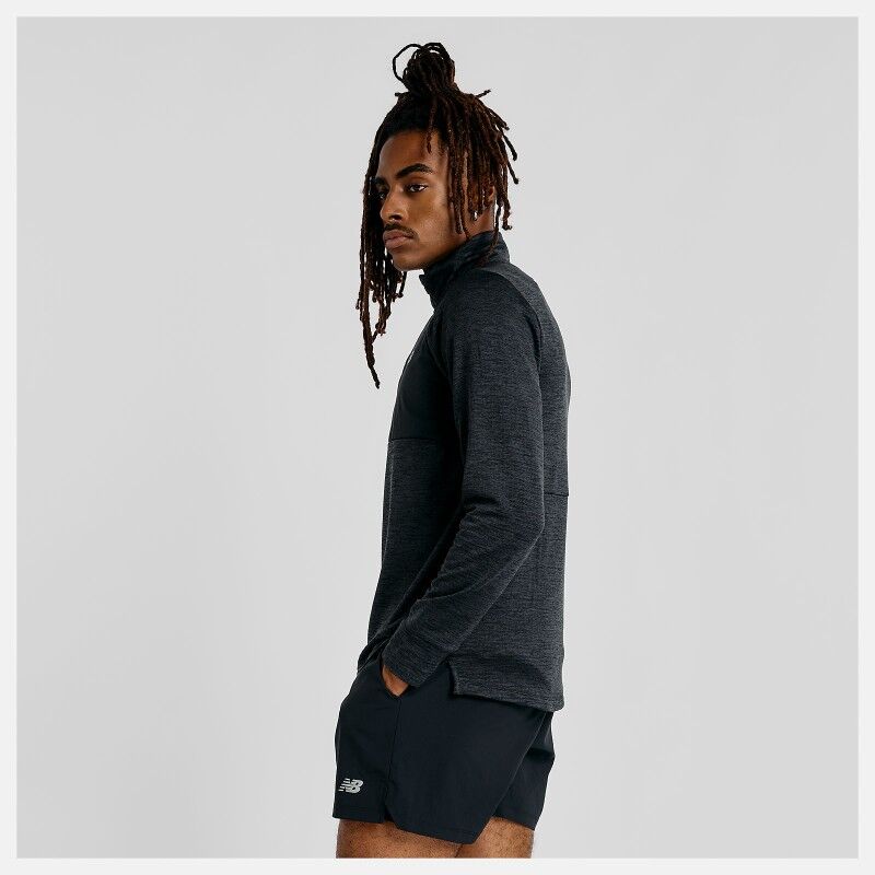 New Balance Athletics Heat Grid 1/2 Zip - Fleecevest - Heren | Hardloop