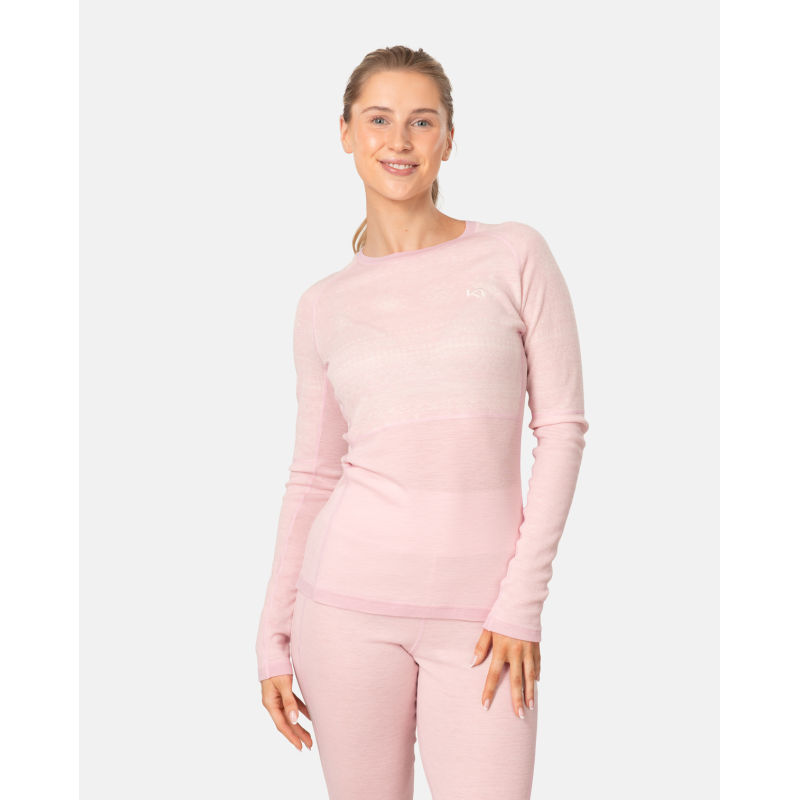 Kari Traa Vilma LS - Intimo lana merinos - Donna | Hardloop