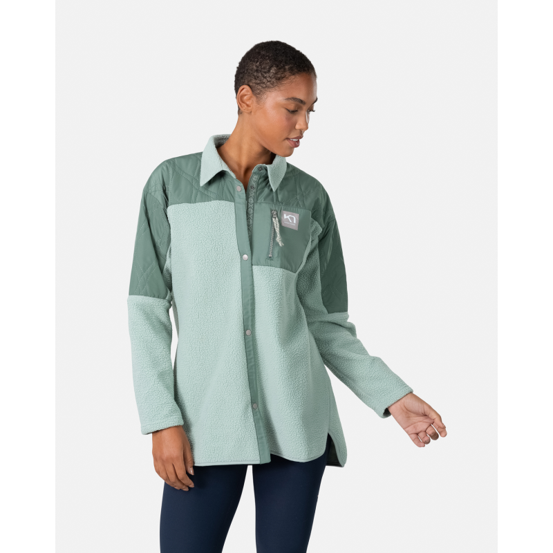 Rothe Jacket Shirt - Fleecejakke - Damer