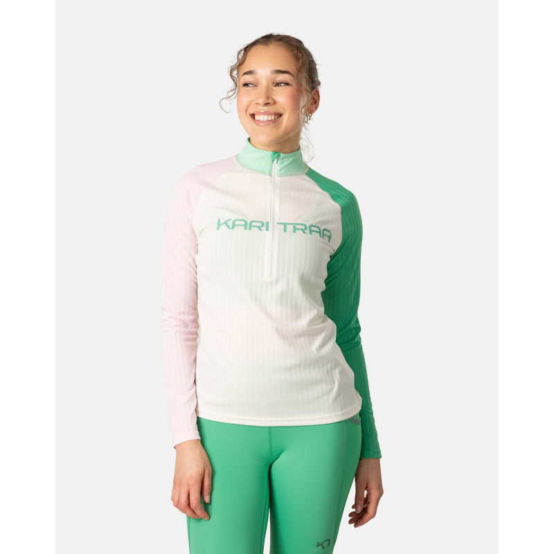 Ella Half Zip - Koszulka damska