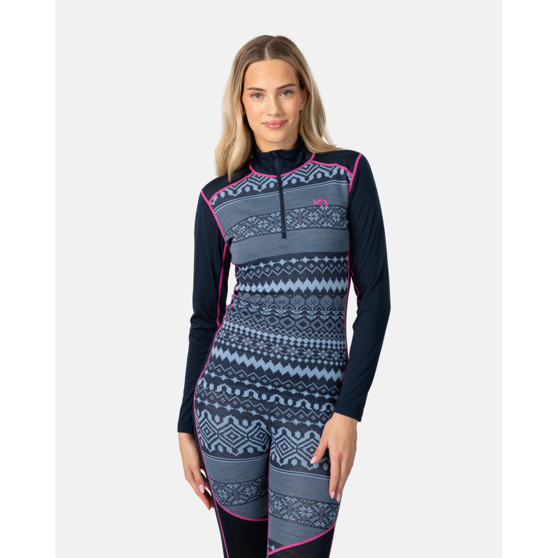 Live Half Zip - Roupa interior térmica mulher