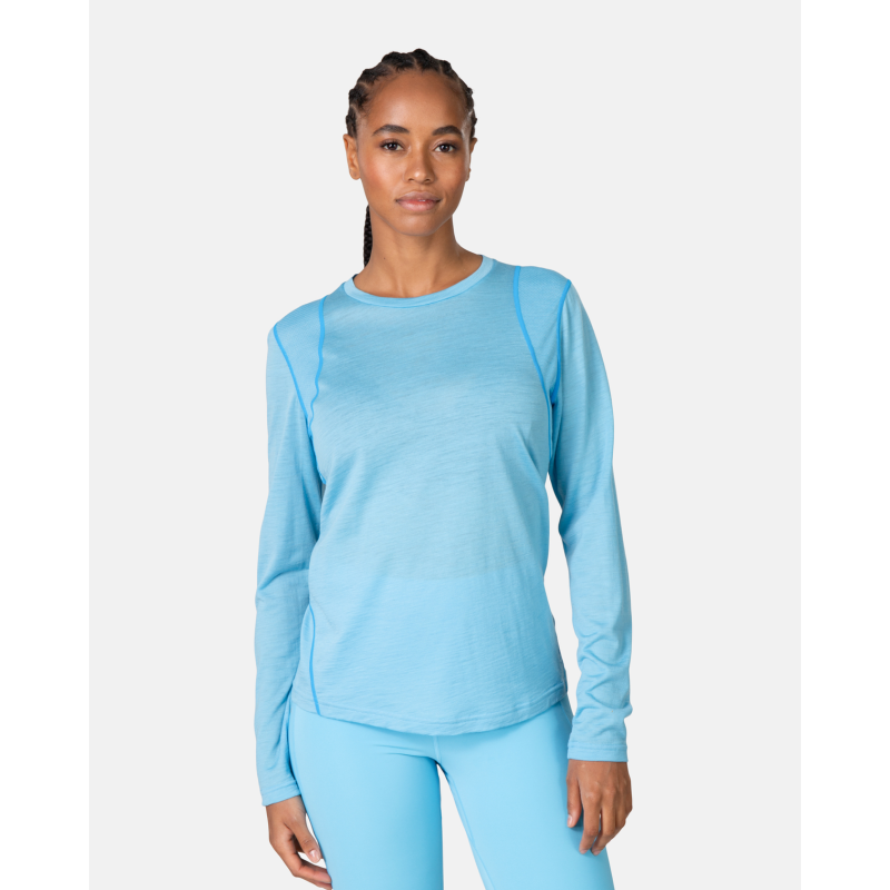 Embla Wool Long Sleeve - T-shirt - Dam