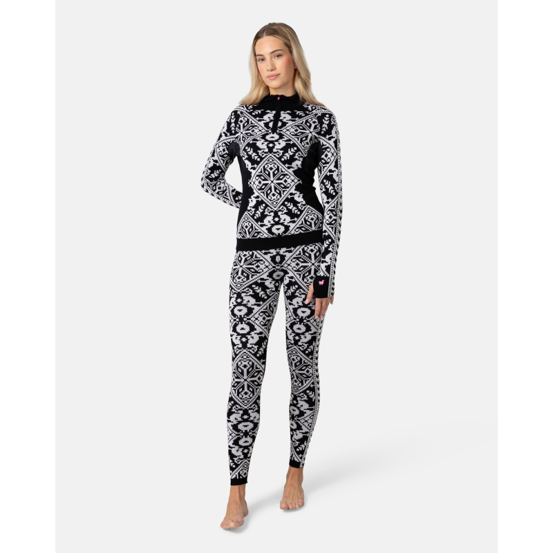 Kari Traa Saga Half Zip - Sous-vêtement thermique femme | Hardloop