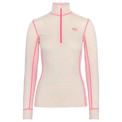 Rose Half Zip - Intimo lana merinos - Donna