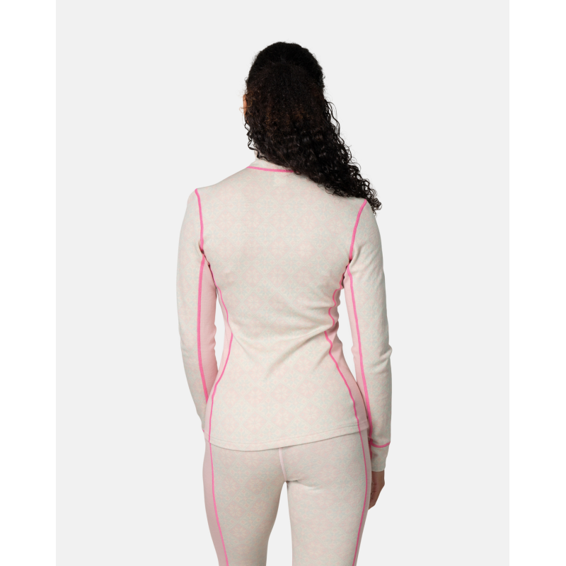 Kari Traa Rose Half Zip - Intimo lana merinos - Donna