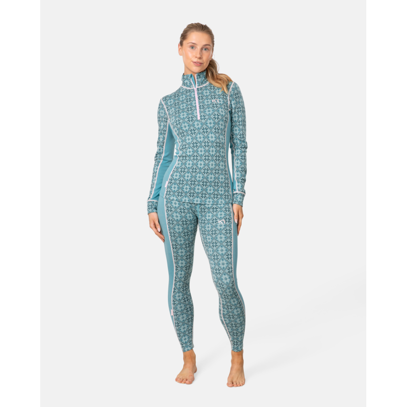Kari Traa Rose Half Zip - Merino base layer - Women's