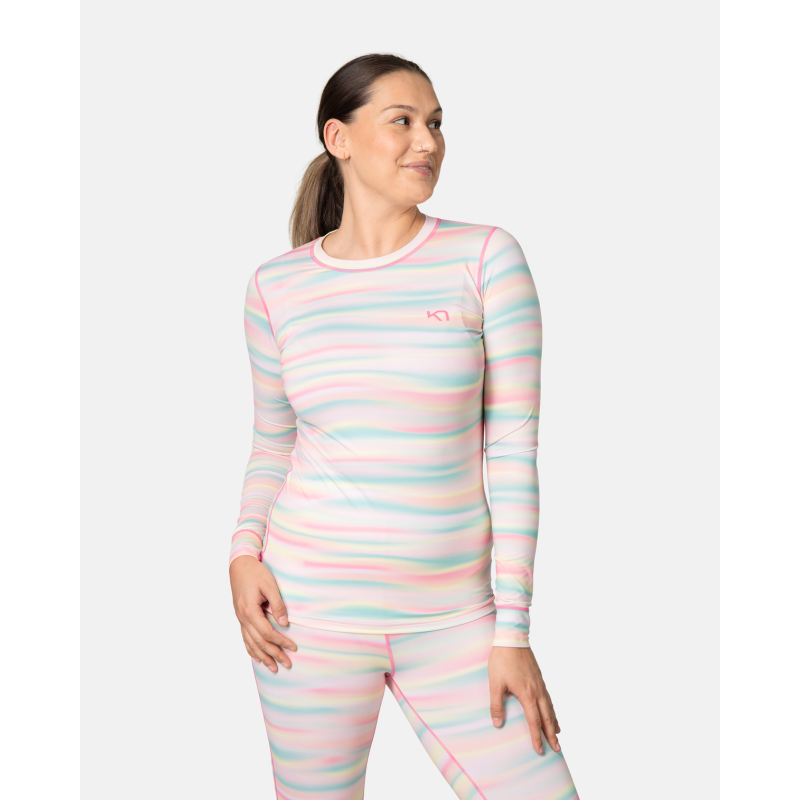Kari Traa Fryd Long Sleeve Baselayer - Jersey de lana merino - Mujer | Hardloop