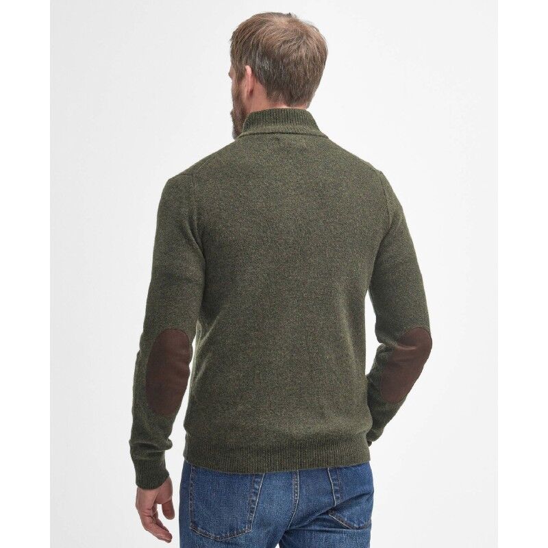 Barbour Essential Elbow Patch Jumper - Jumper - Men's | Hardloop