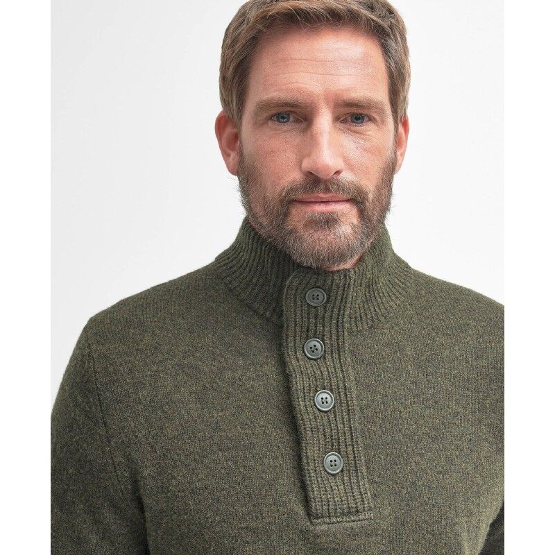Barbour Essential Elbow Patch Jumper - Pullover homme | Hardloop