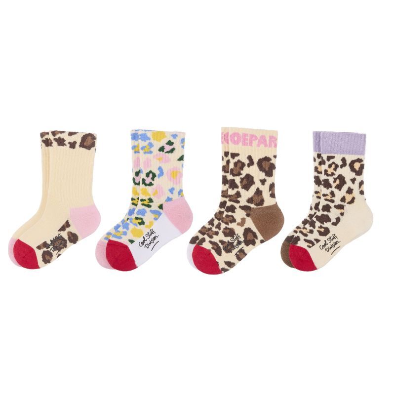 Hello Hossy Pack (4 sets) - Leopard - Sokker - Barn | Hardloop