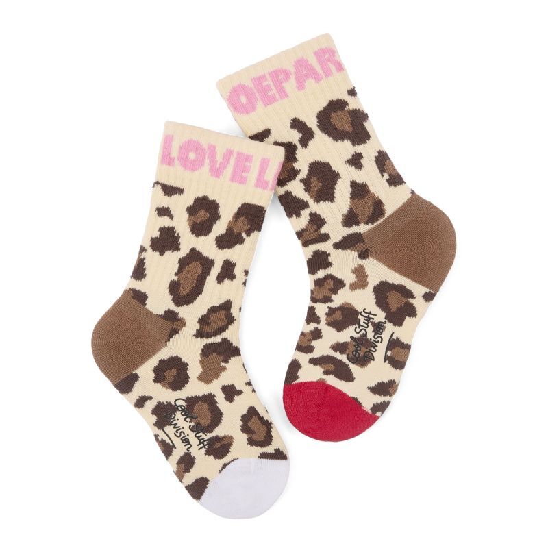 Hello Hossy Pack (4 sets) - Leopard - Sockor - Børn | Hardloop