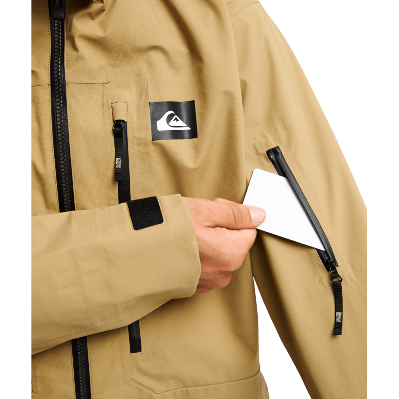 Quiksilver Overcast 3L 20K Jk - Kurtka narciarska meska | Hardloop