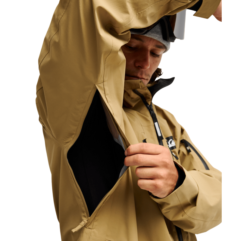 Quiksilver Overcast 3L 20K Jk - Kurtka narciarska meska | Hardloop