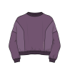 Quiksilver Sunway Block Crew - Överdragströjor - Dam | Hardloop