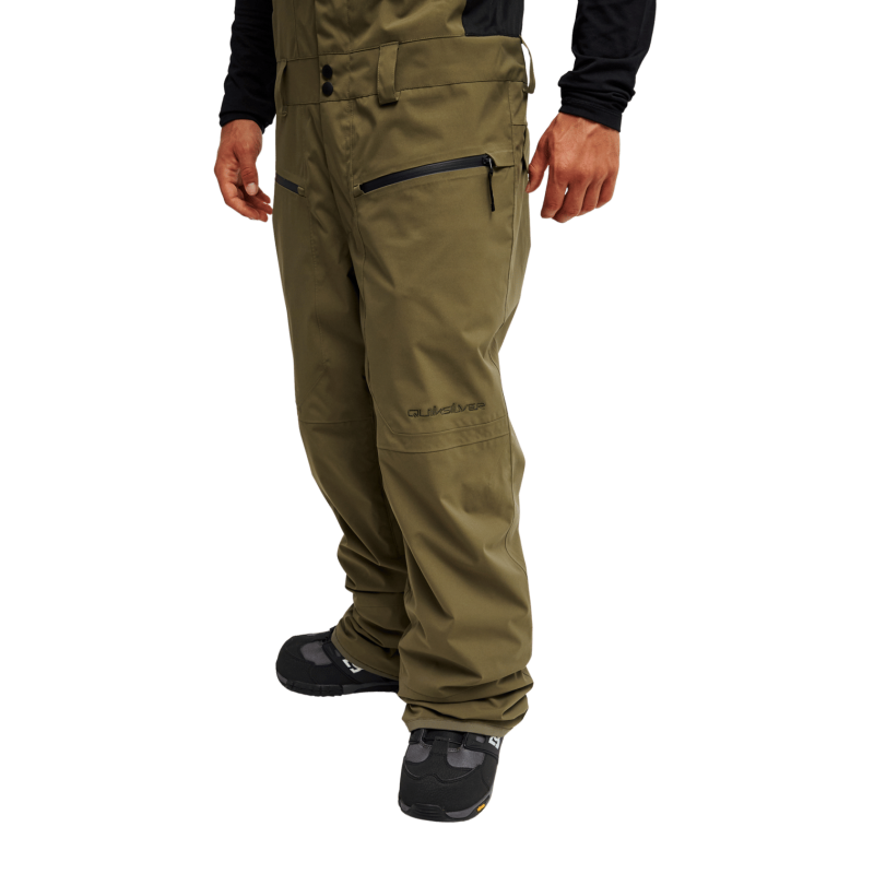 Quiksilver Paramo Stretch 20K Bib - Pánské lyžařské kalhoty s laclem | Hardloop