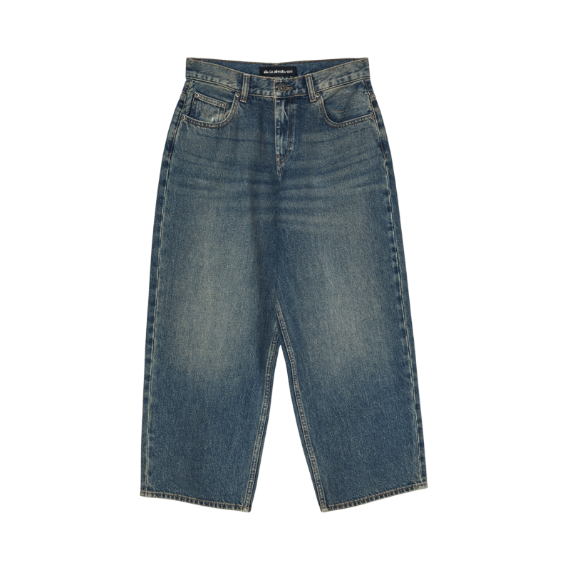 Qsw Wide Crop Denim Pant - Pantalones - Mujer