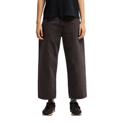 Qsw Wide Crop Denim Pant - Hose - Damen