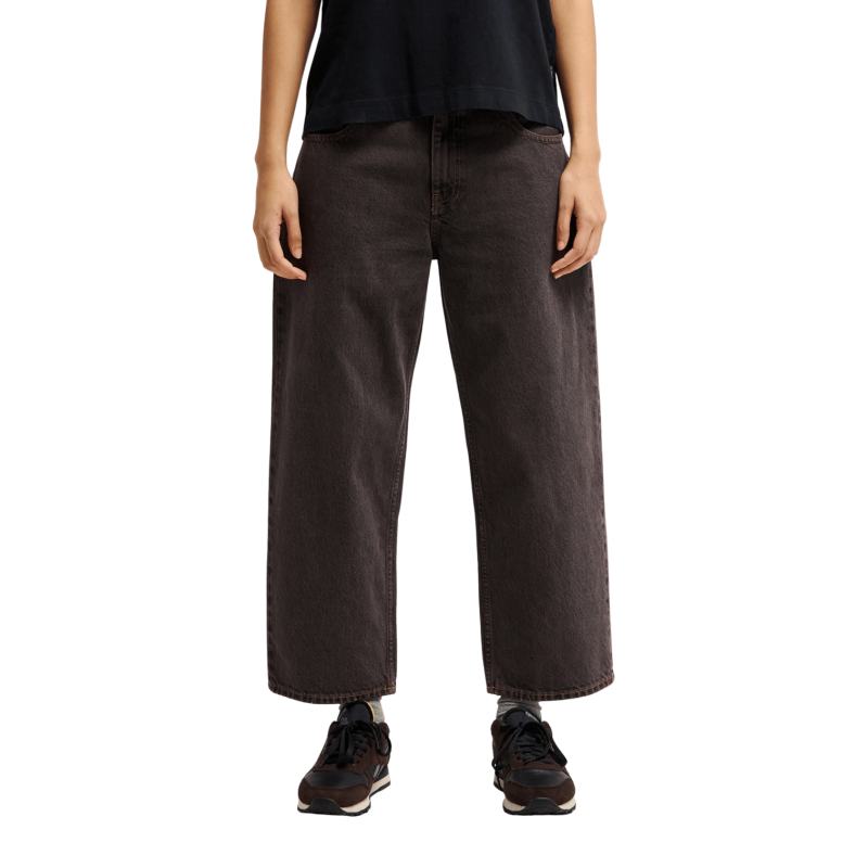Qsw Wide Crop Denim Pant - Pantalon femme