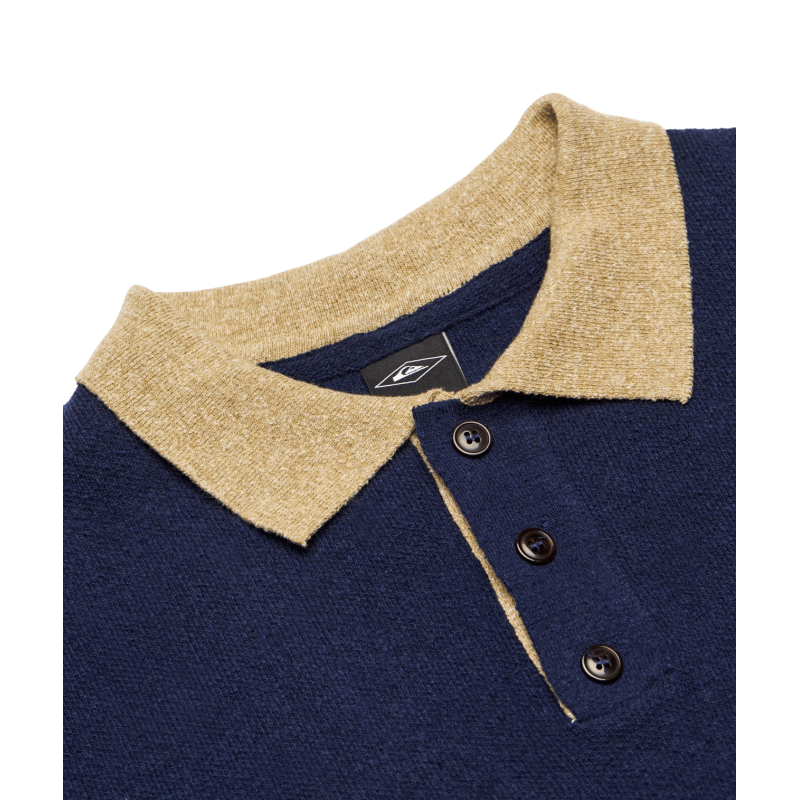 Quiksilver Diamond Sweater Polo Solid - Poloshirt - Heren | Hardloop