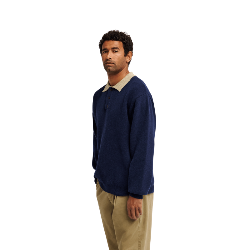 Quiksilver Diamond Sweater Polo Solid - Polo-shirt - Herrer | Hardloop