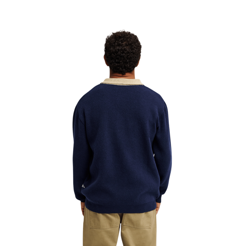 Quiksilver Diamond Sweater Polo Solid - Poloshirt - Heren | Hardloop