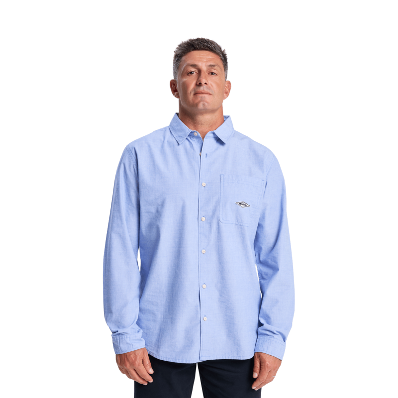 Quiksilver Diamond Chambray Ls Shirt - Camisa - Hombre | Hardloop