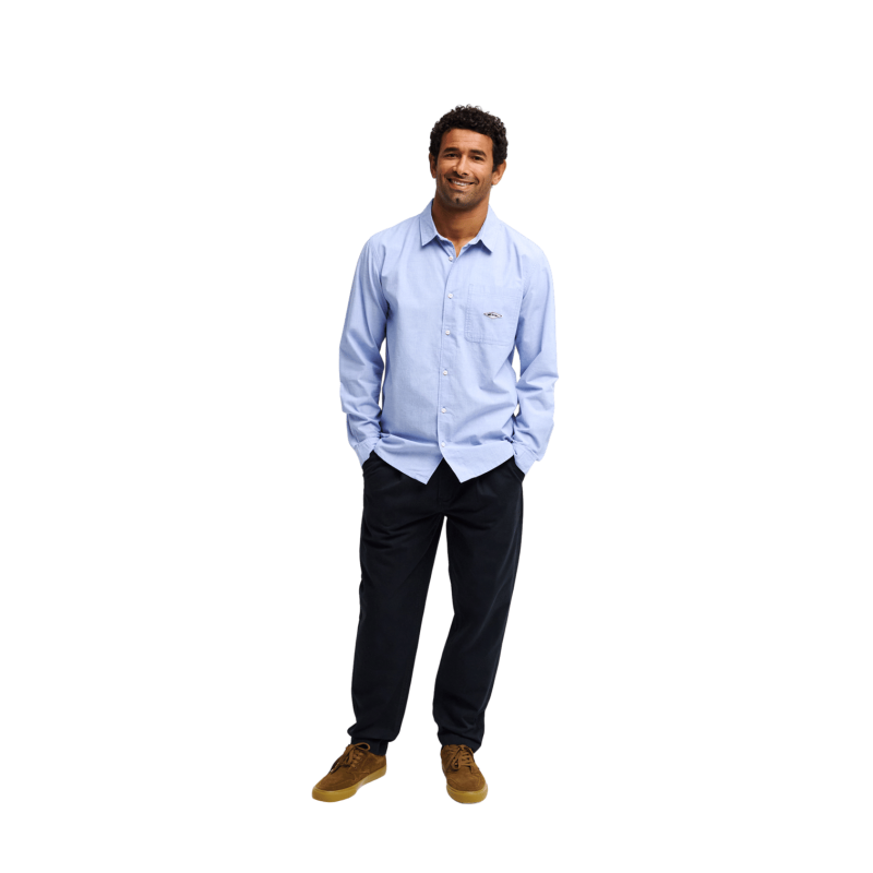 Quiksilver Diamond Chambray Ls Shirt - Chemise homme | Hardloop