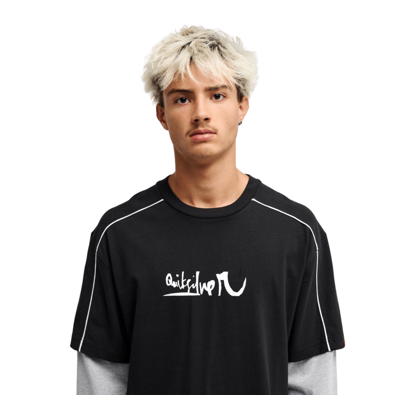 Quiksilver Yg Double Layer Tee - T-Shirt - Herren | Hardloop