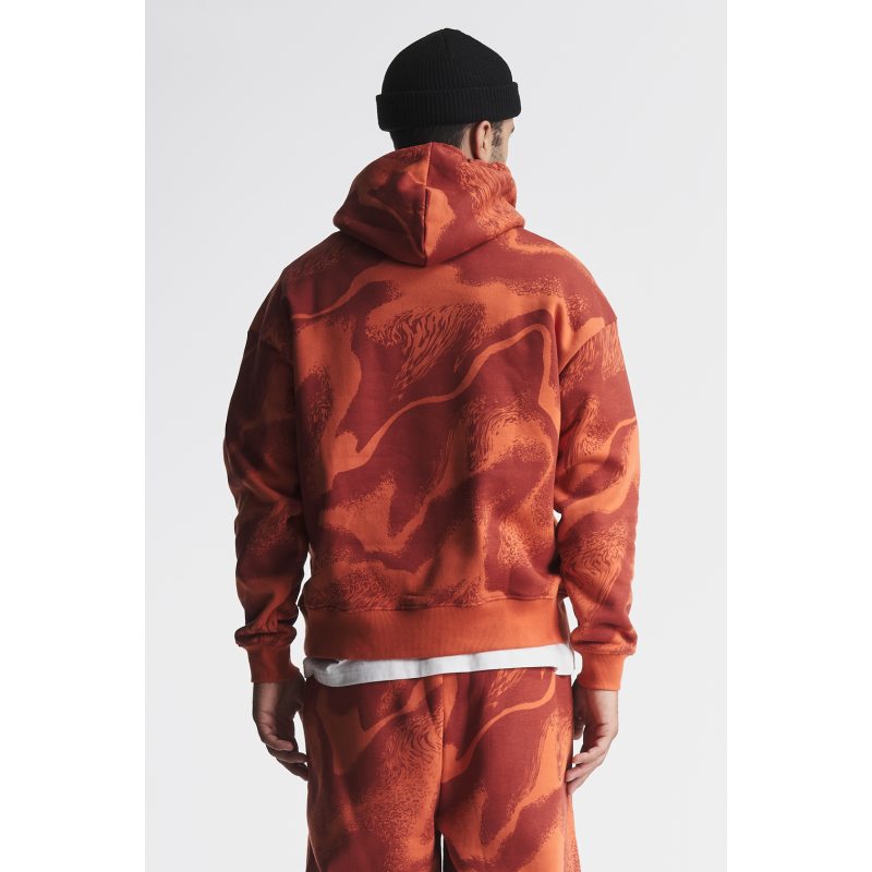 Orage Alpine Print Hoodie - Pullover | Hardloop
